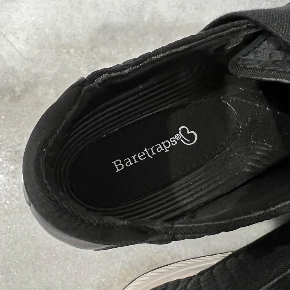 Baretraps Jamese Black Wedge Slip On Sneaker - Picture 3 of 10
